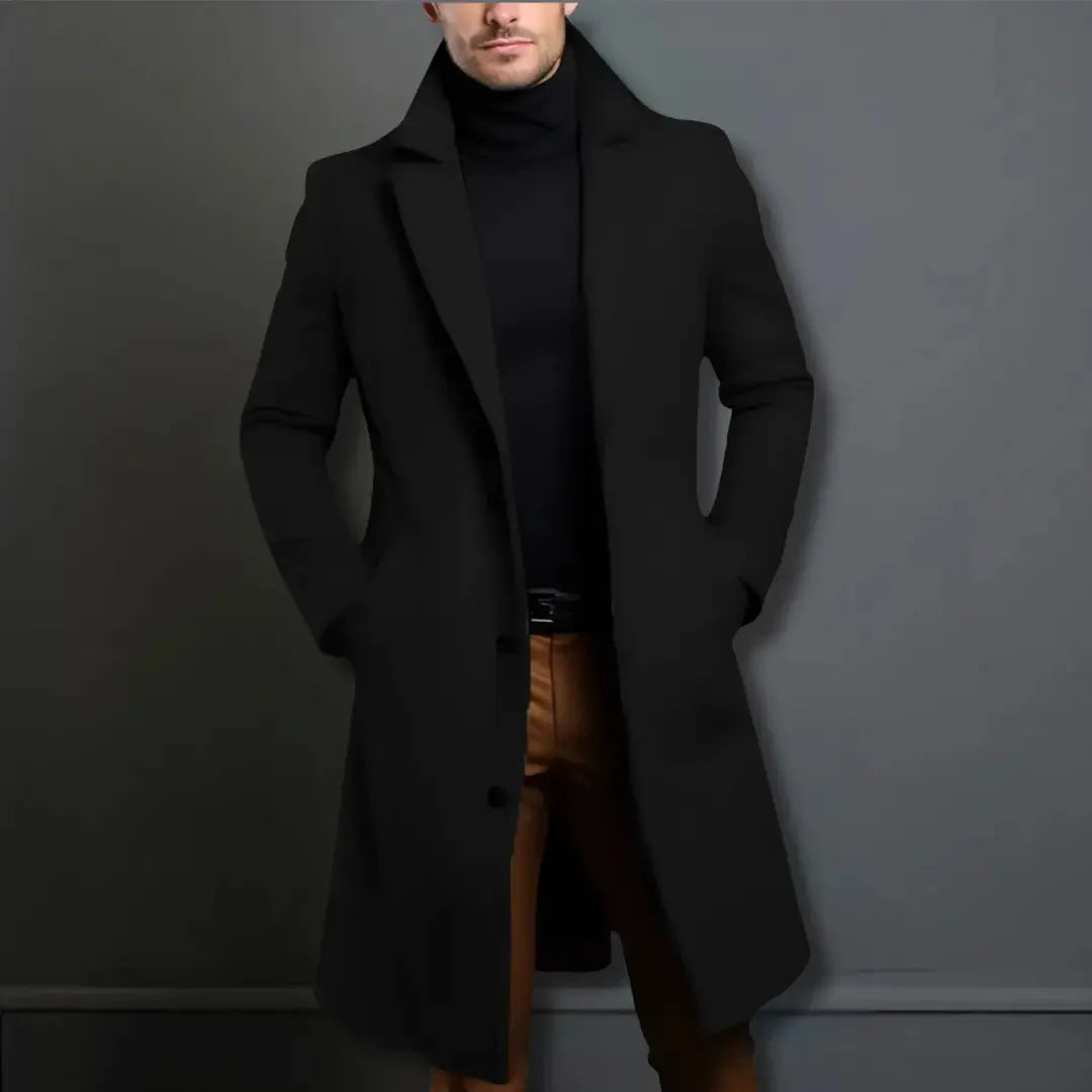 Marc Tailored Longline Wool Overcoat Artisio