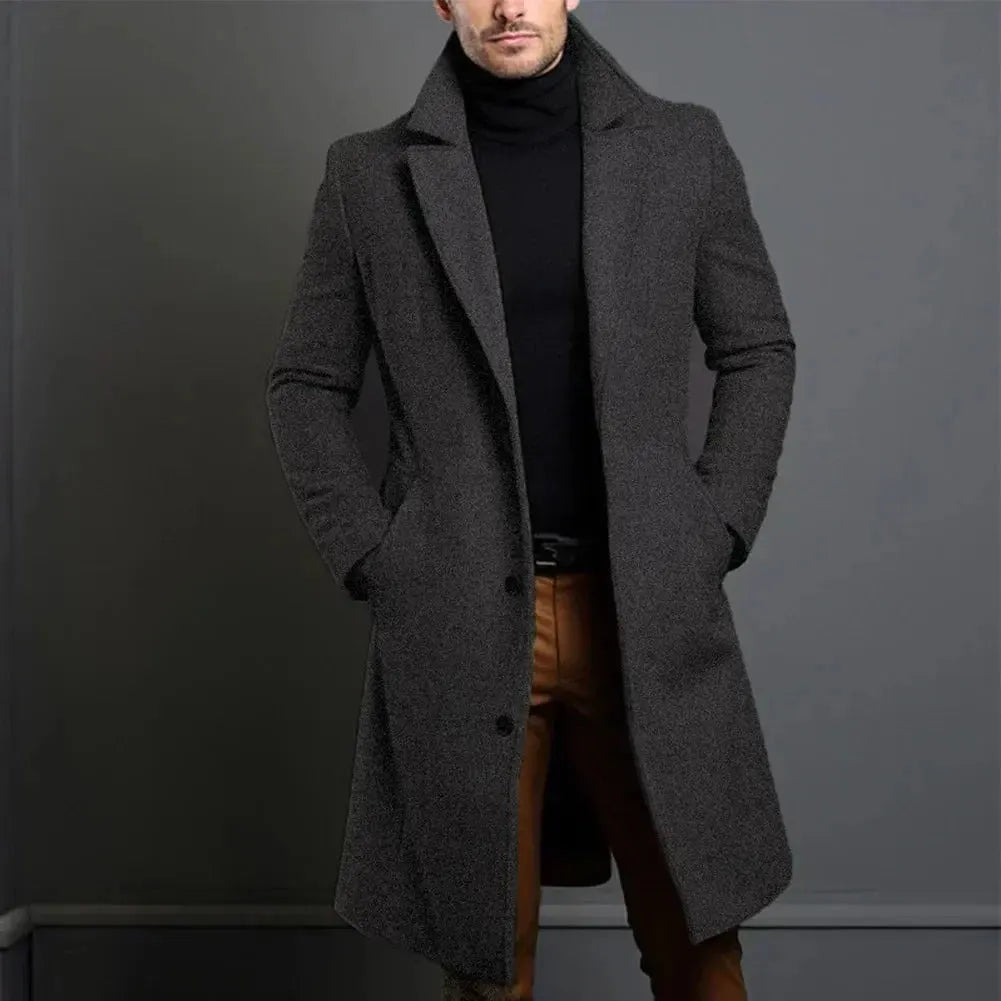 Marc Tailored Longline Wool Overcoat Artisio