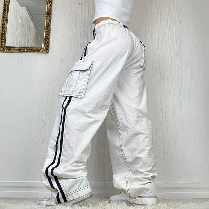 Maris Baggy Wide-Leg Drawstring Cargo Pants Artisio