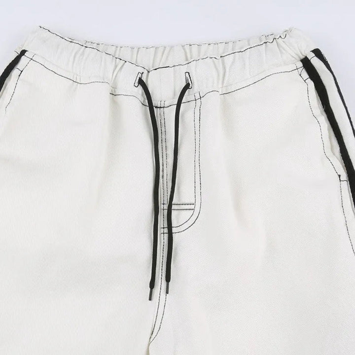 Maris Baggy Wide-Leg Drawstring Cargo Pants Artisio