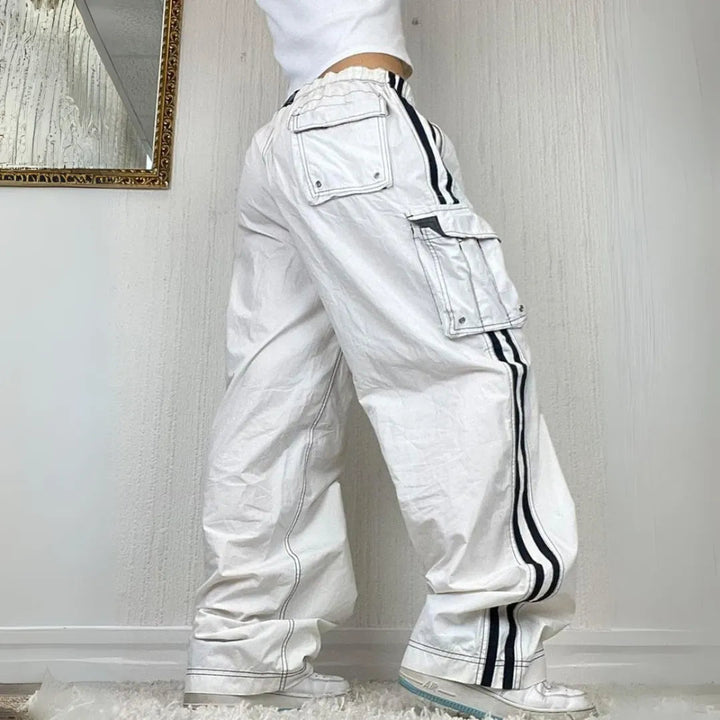 Maris Baggy Wide-Leg Drawstring Cargo Pants Artisio