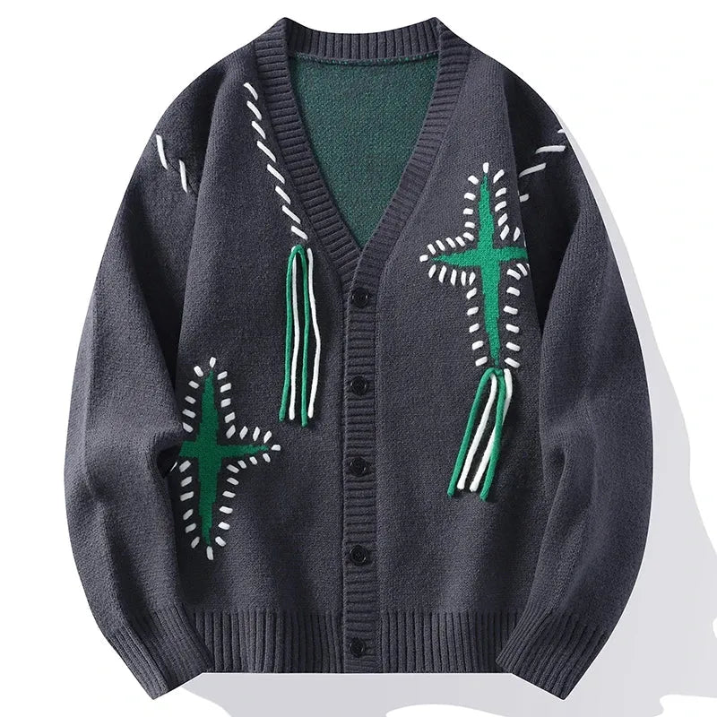 Mason Button-Down V-Neck Cardigan Artisio