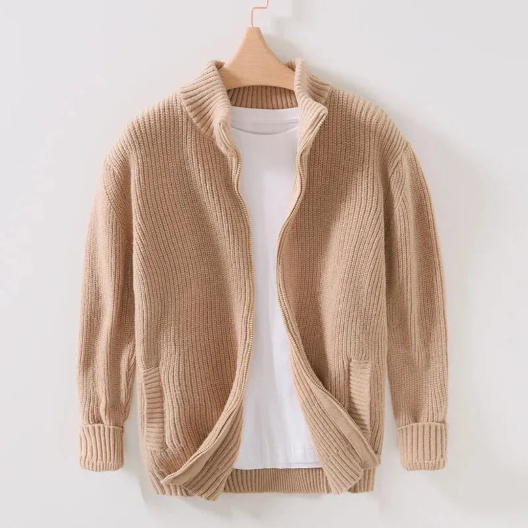 Max Knitted Zip Cardigan Artisio