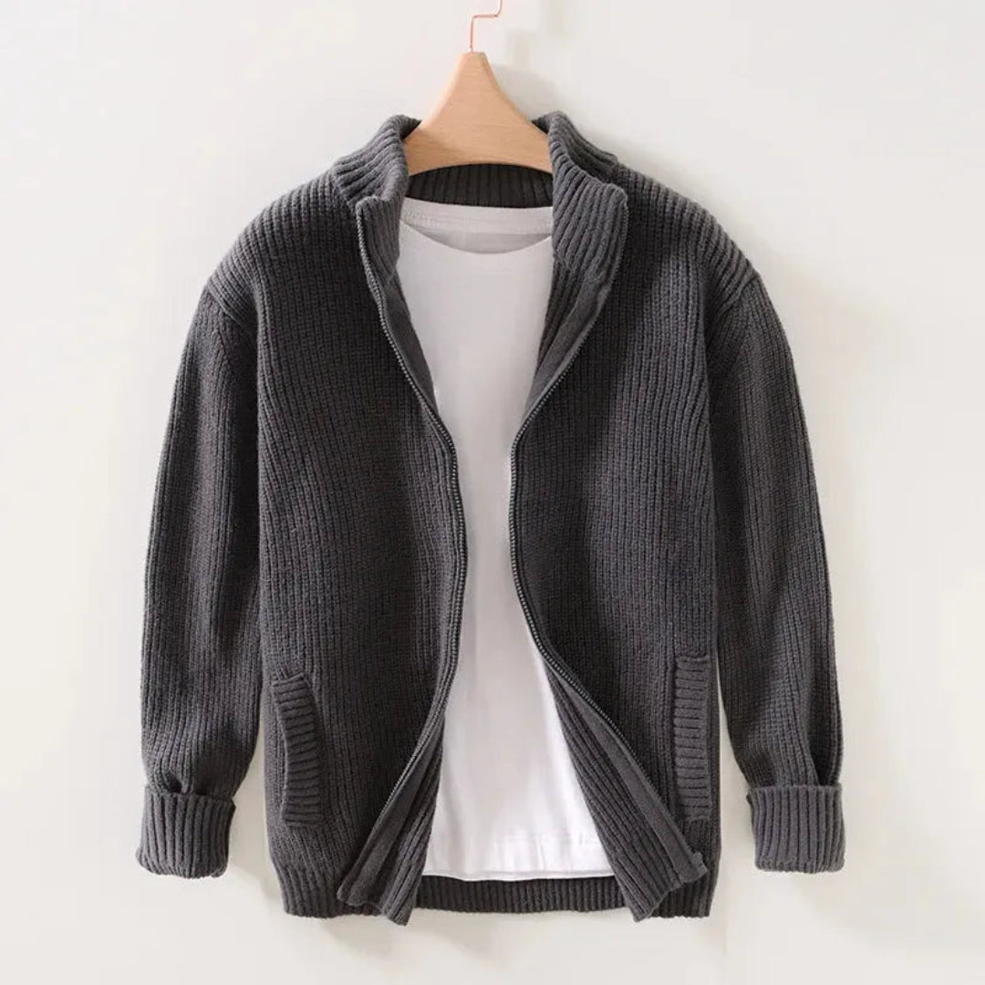 Max Knitted Zip Cardigan Artisio