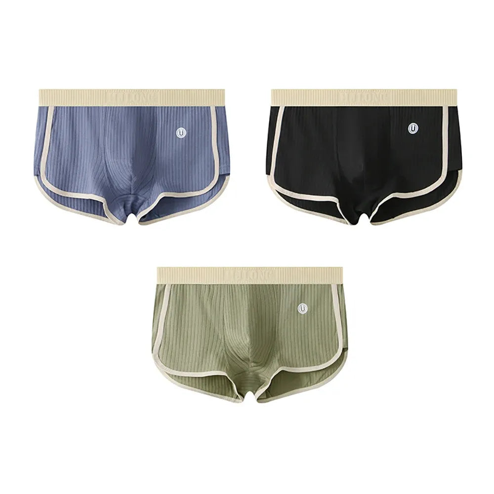 Men’s 3-Pack Ribbed Cotton Briefs Artisio