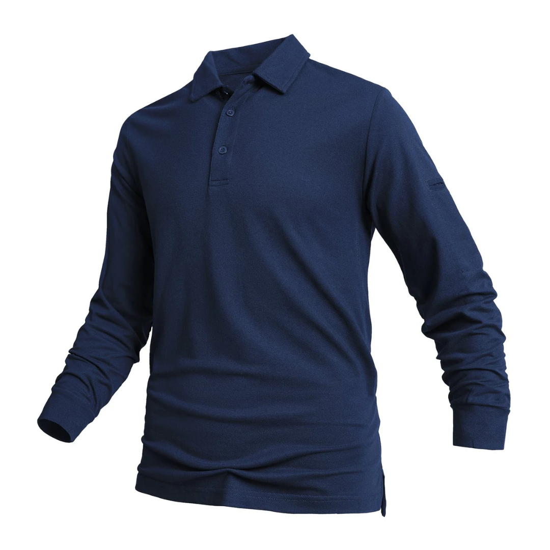 AT | Men’s Classic Fit Long Sleeve Polo Shirt