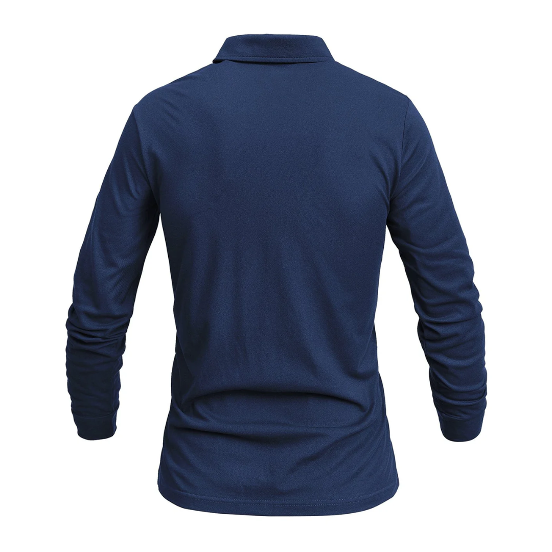 AT | Men’s Classic Fit Long Sleeve Polo Shirt