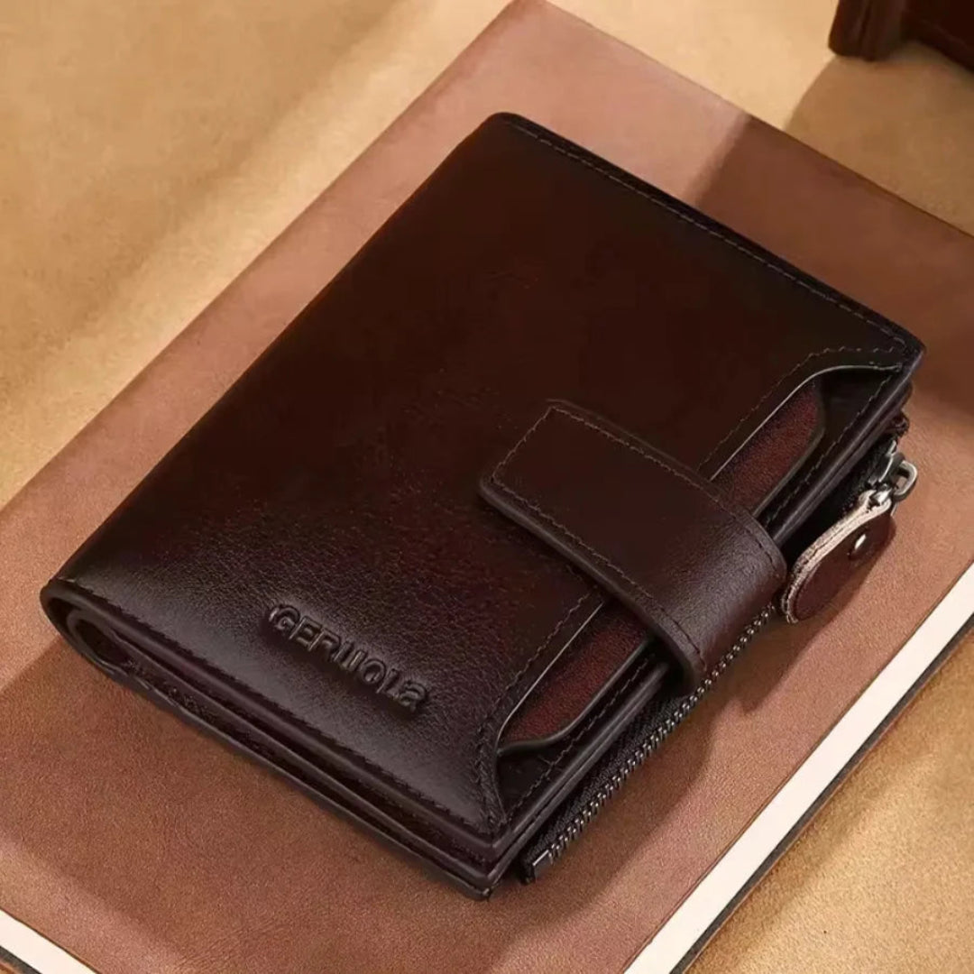 Men’s Genuine Leather RFID Wallet