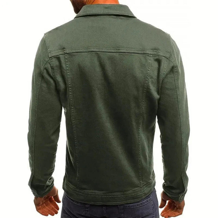Men’s Slim-Fit Buttoned Denim Jacket