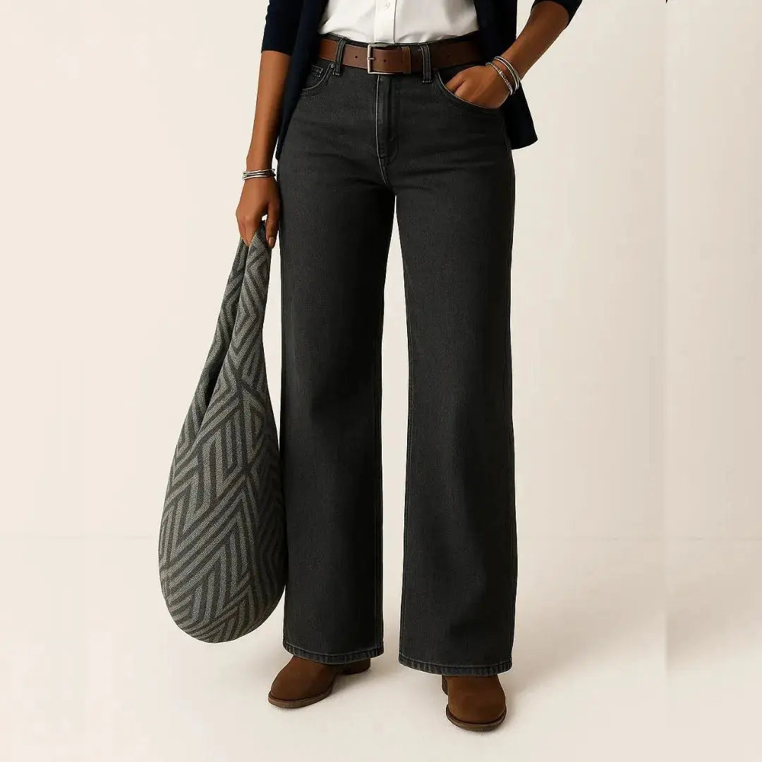 Mica High Waisted Wide Leg Jeans Artisio