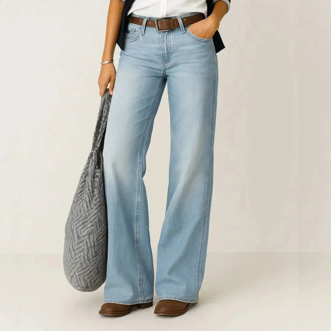 Mica High Waisted Wide Leg Jeans Artisio