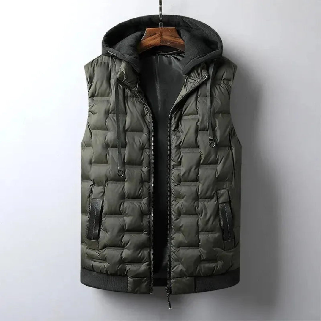 Mica Hooded Puffer Vest Artisio