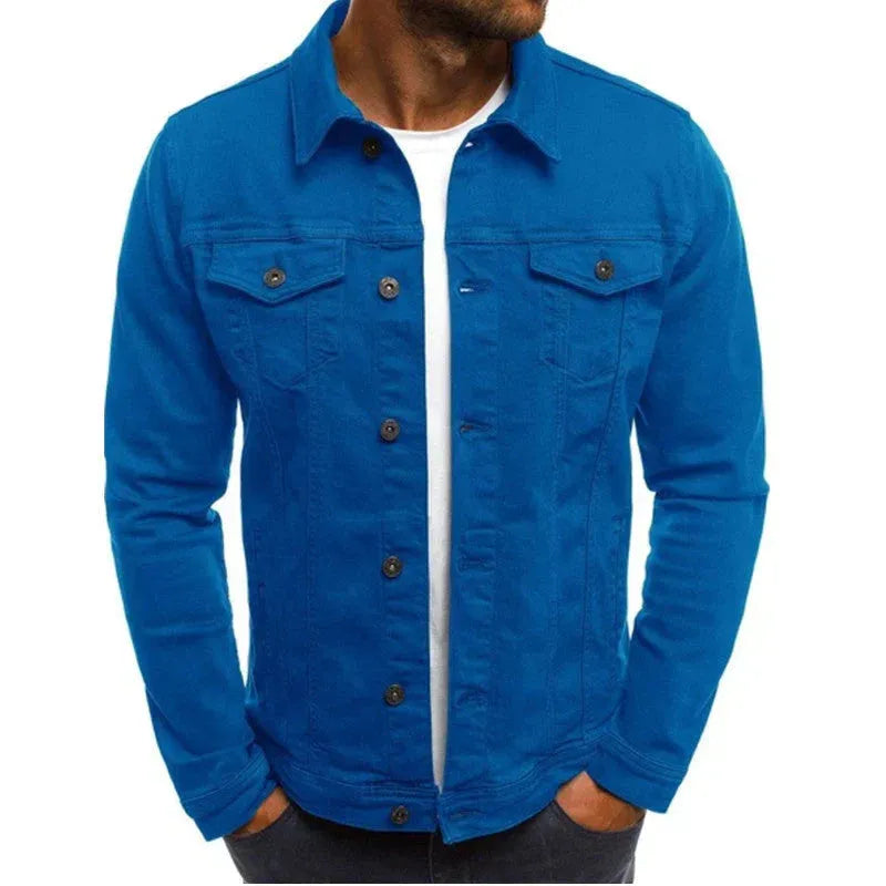 Michael Button-Down Denim Jacket Artisio