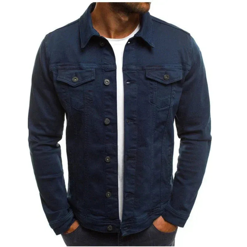 Michael Button-Down Denim Jacket Artisio
