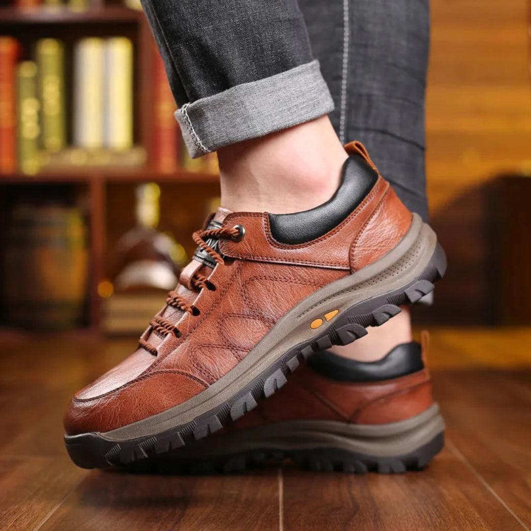 Mike Rugged Leather Trail Shoes Artisio