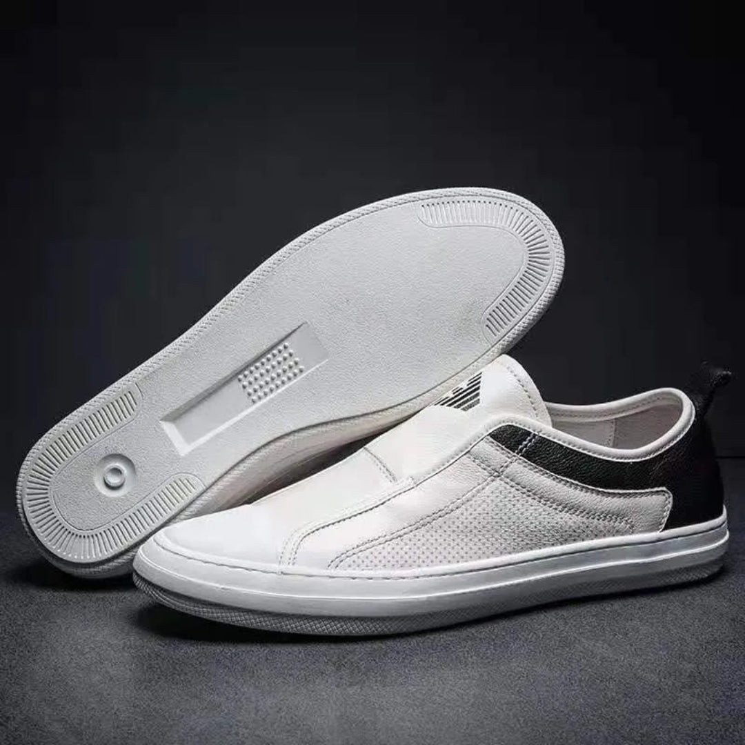 Mikee Slip-On Leather Sneakers Artisio