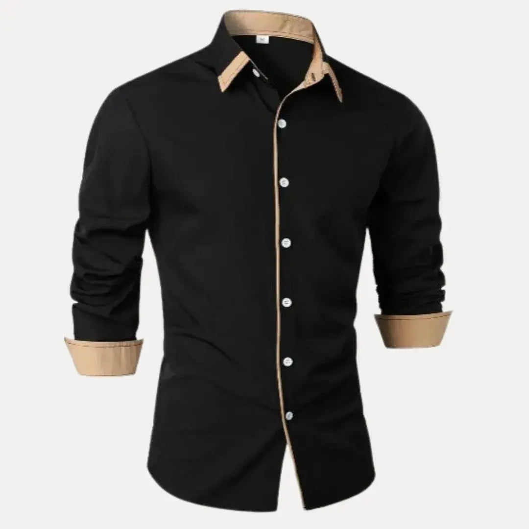 Milo Contrast Long Sleeve Shirt Artisio