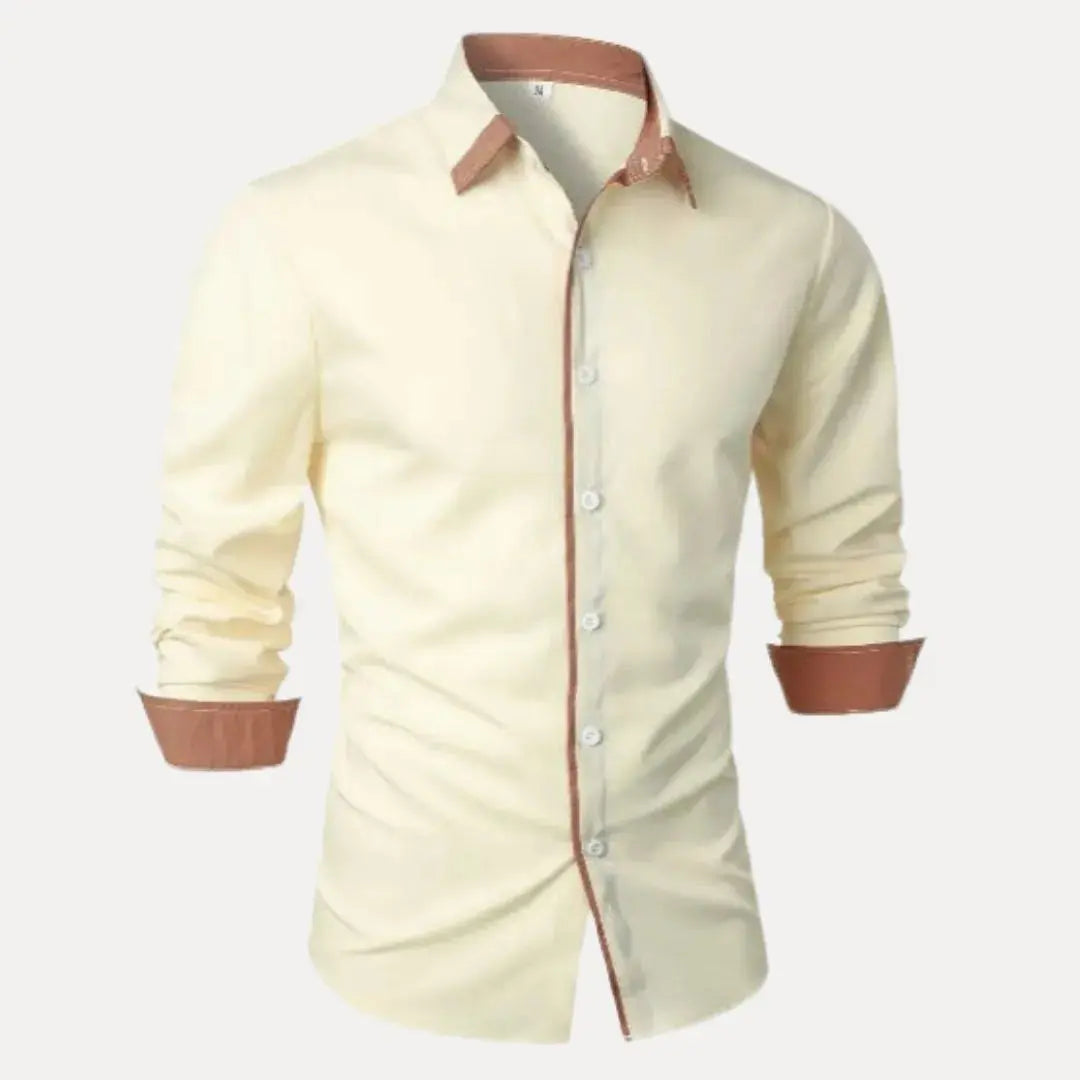 Milo Contrast Long Sleeve Shirt Artisio