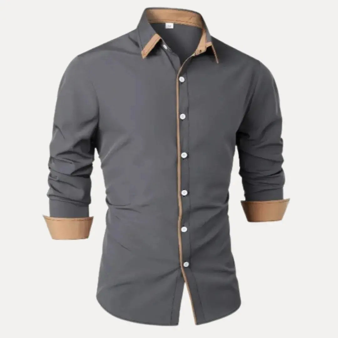 Milo Contrast Long Sleeve Shirt Artisio