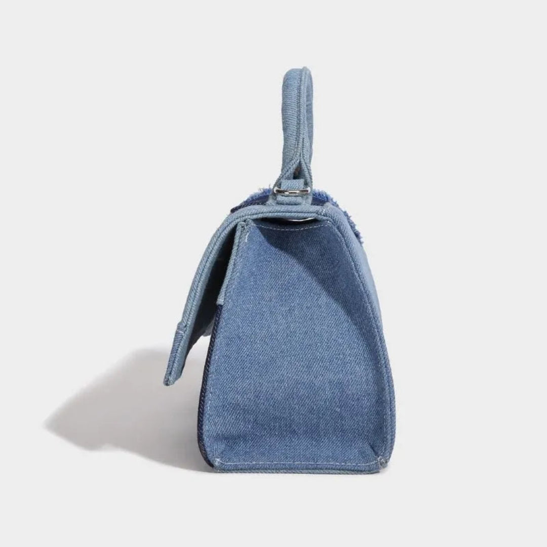 Mini Denim Patchwork Handbag Artisio