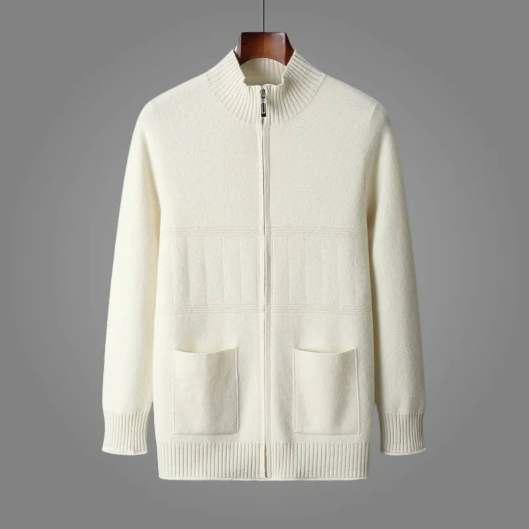 Nancy Wool Full-Zip Cardigan Artisio