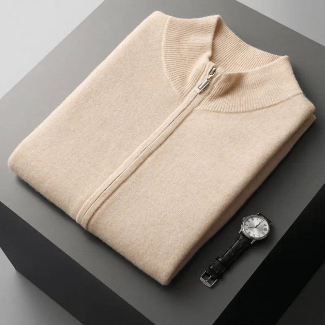 Neil Wool Full-Zip Vest Artisio