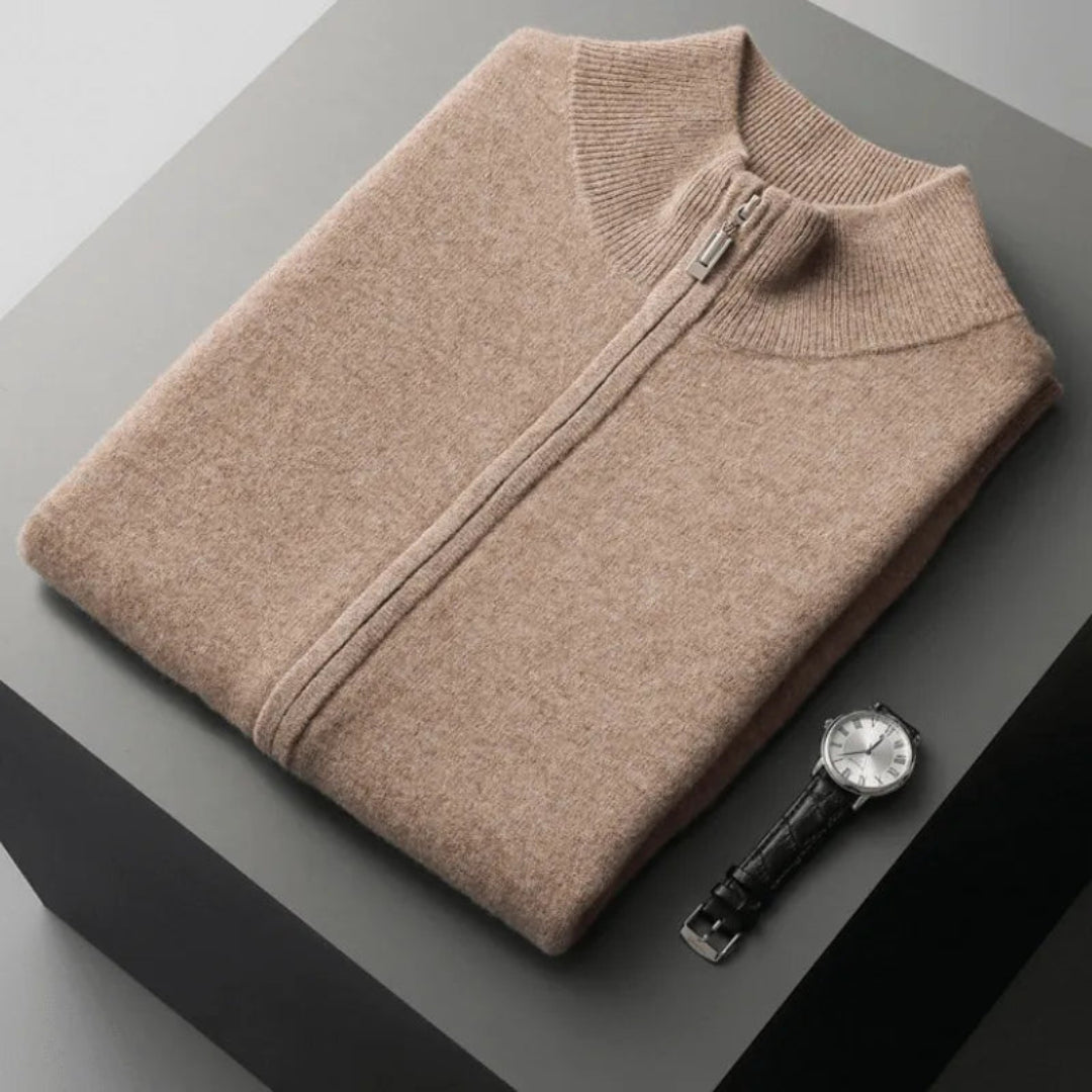 Neil Wool Full-Zip Vest Artisio