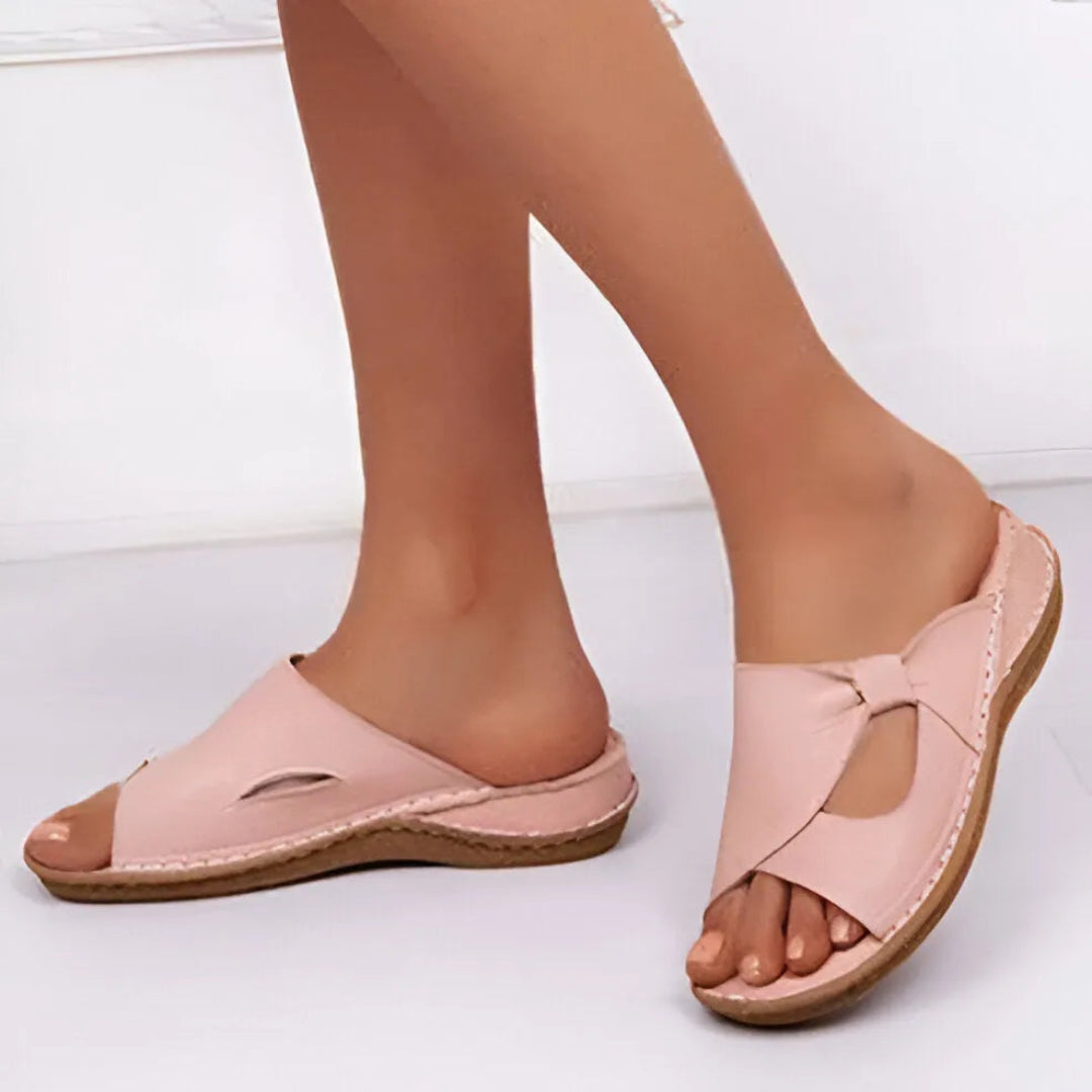 Niana Open-Toe Slip-On Wedge Artisio