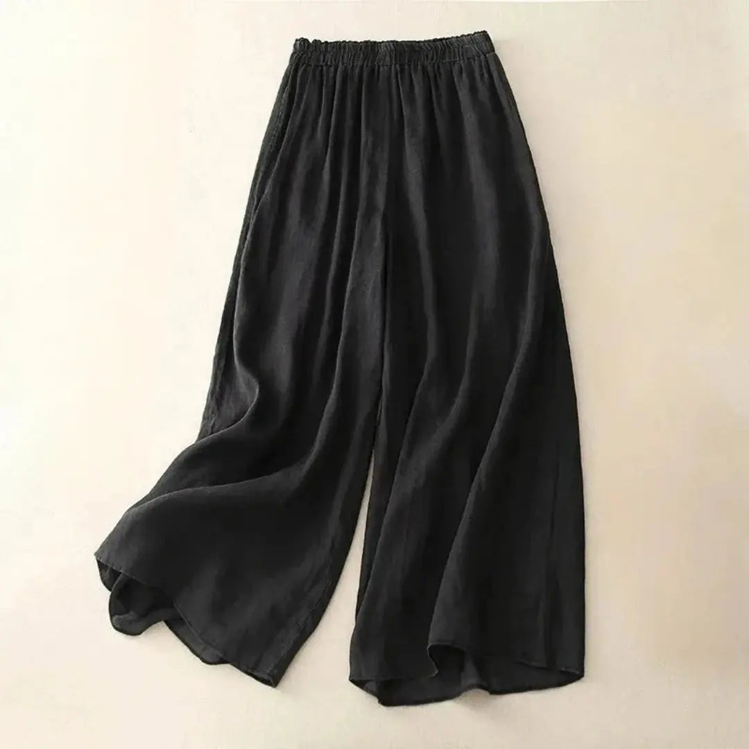 Nicki Wide-Leg Linen Trousers Artisio