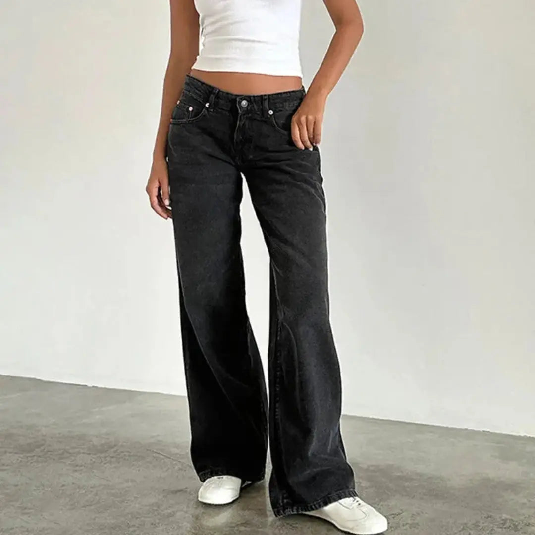 Noreen High-Waisted Wide-Leg Jeans Artisio