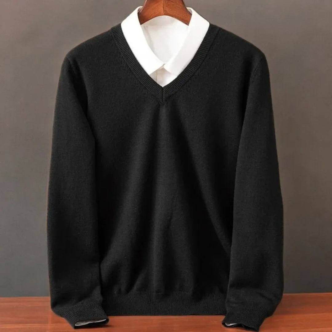 Orlando Cashmere V-Neck Sweater Artisio
