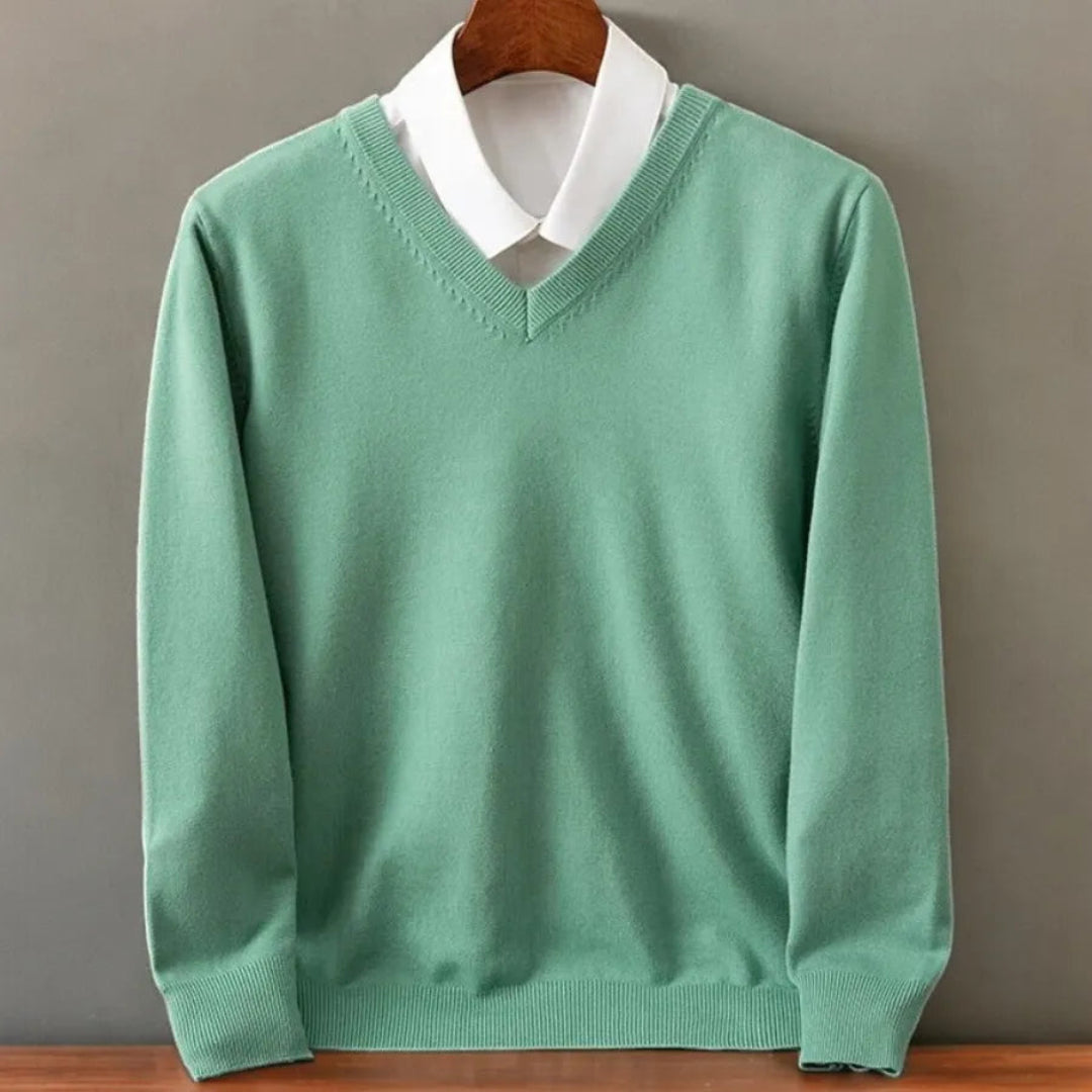 Orlando Cashmere V-Neck Sweater Artisio