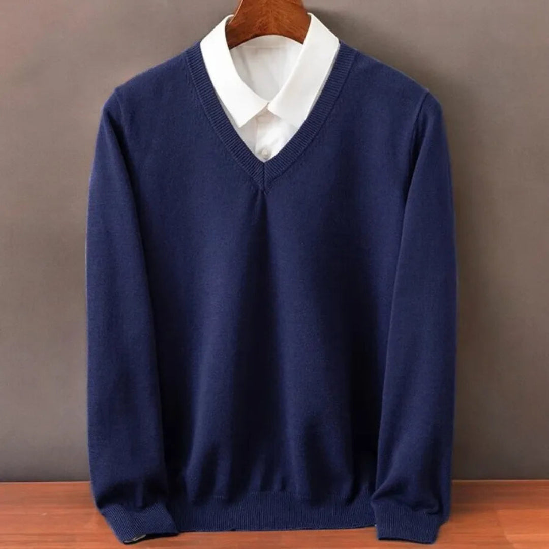 Orlando Cashmere V-Neck Sweater Artisio