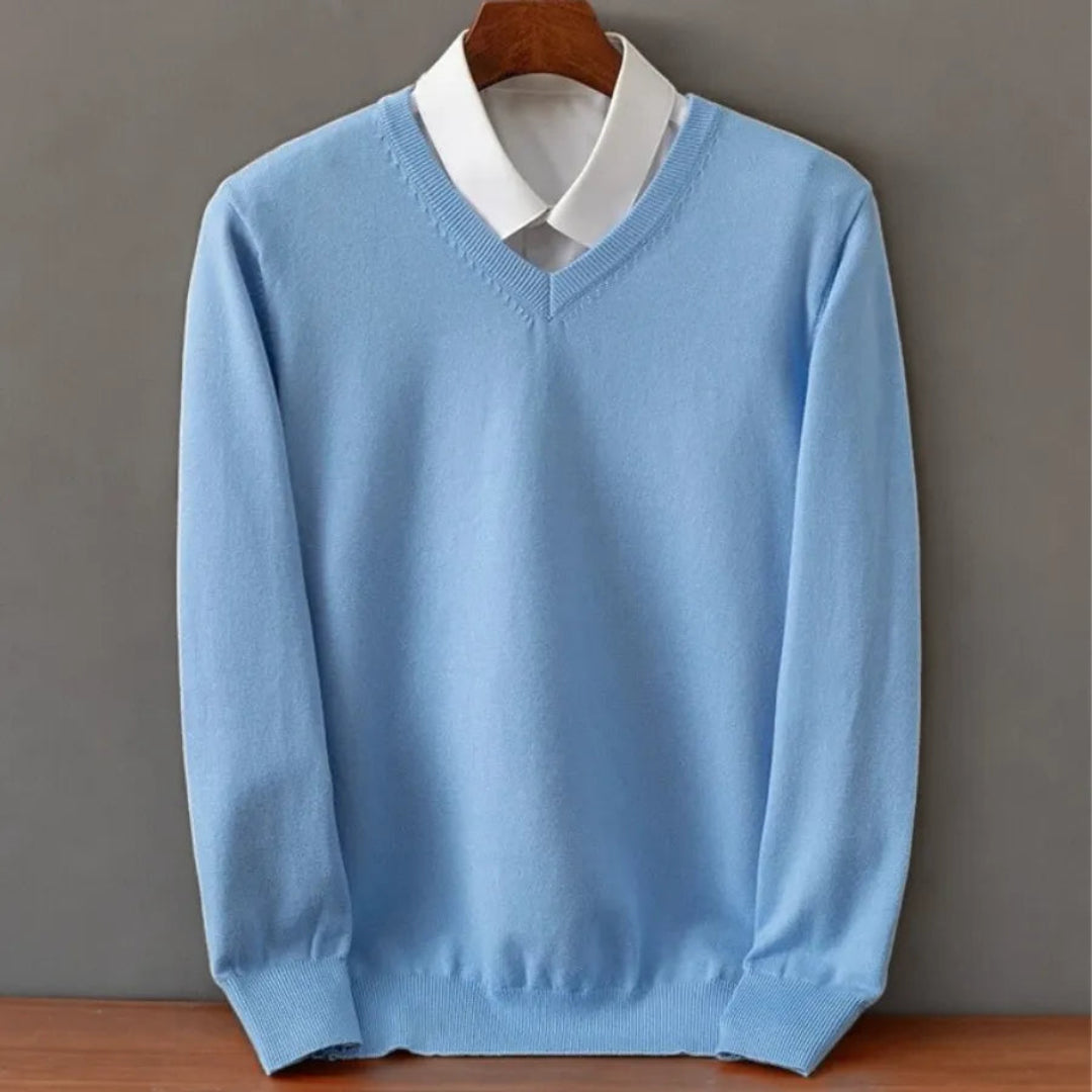 Orlando Cashmere V-Neck Sweater Artisio