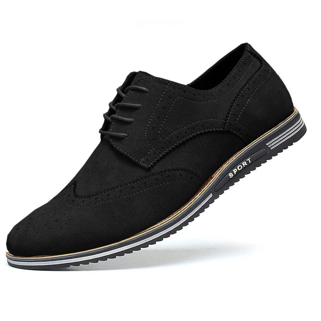 Oscar Suede Wingtip Sneakers Artisio