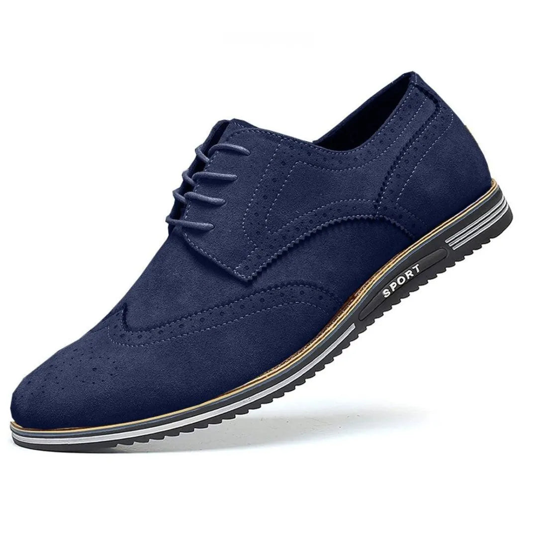 Oscar Suede Wingtip Sneakers Artisio