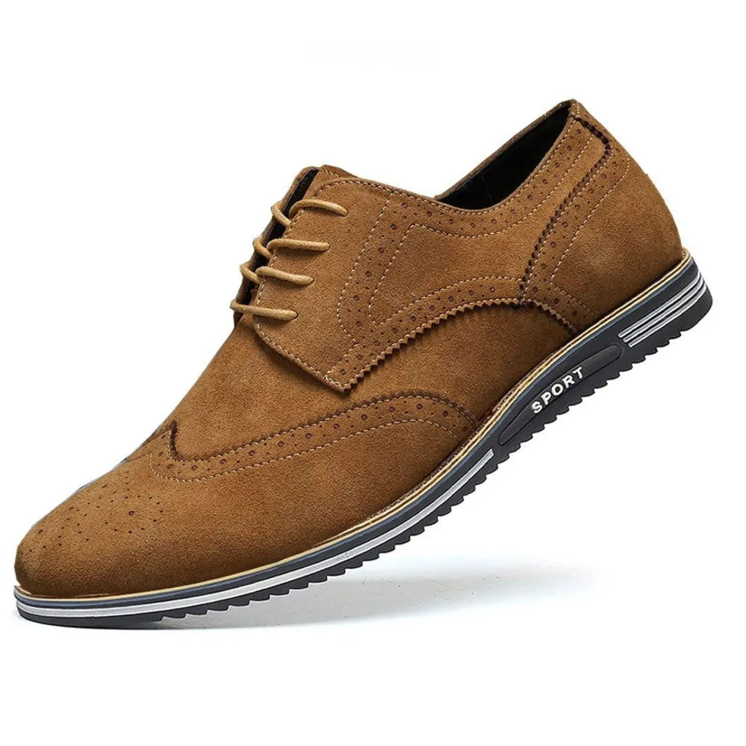 Oscar Suede Wingtip Sneakers Artisio