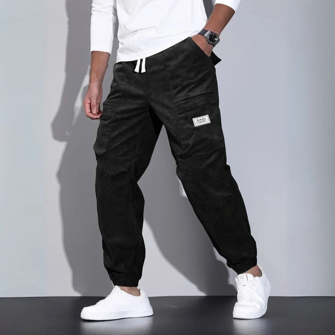 Rick Corduroy Cargo Joggers Artisio