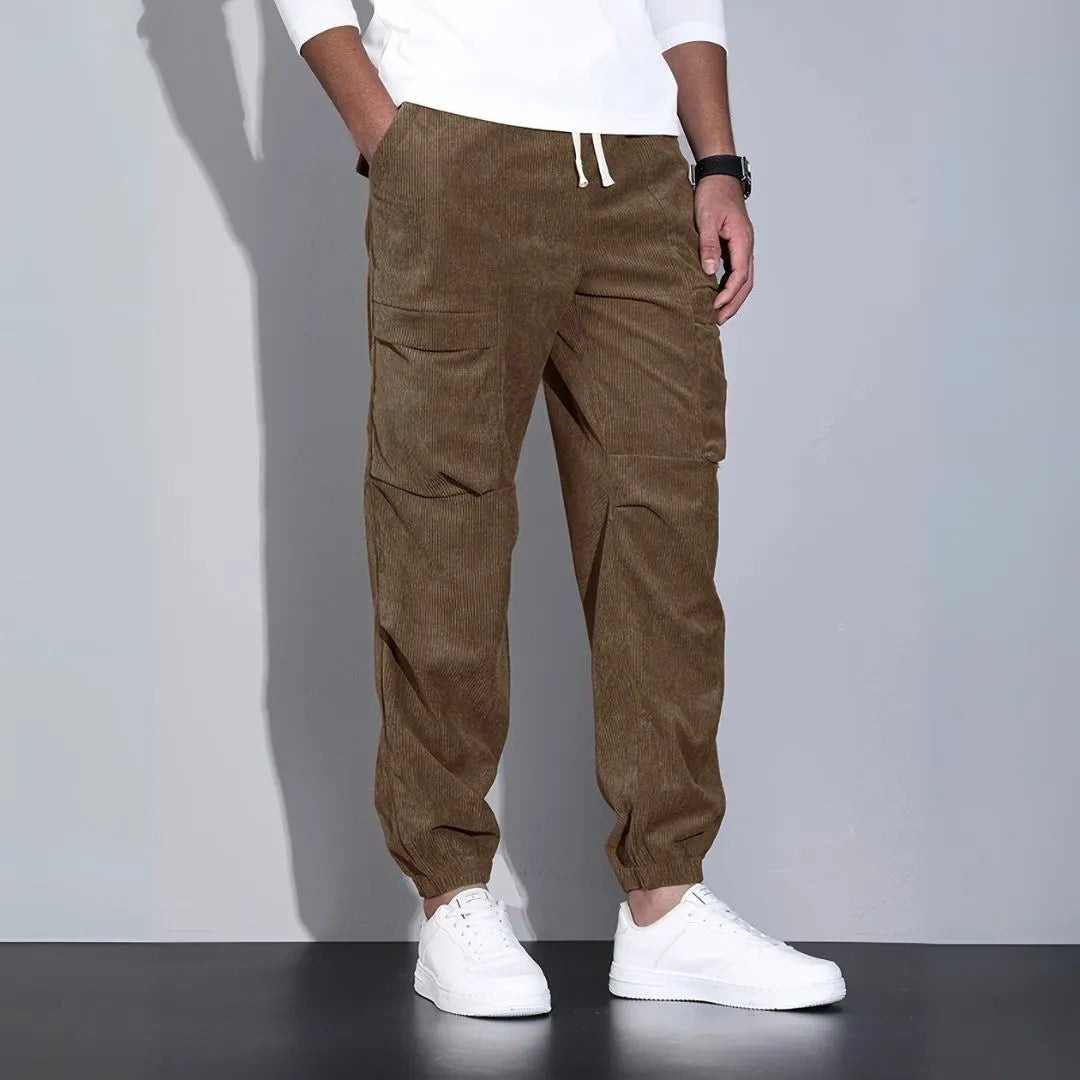 Rick Corduroy Cargo Joggers Artisio