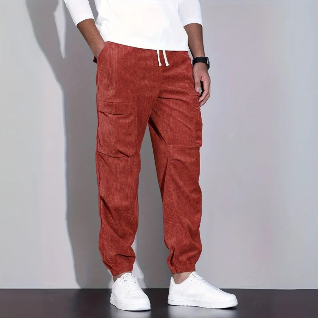 Rick Corduroy Cargo Joggers Artisio