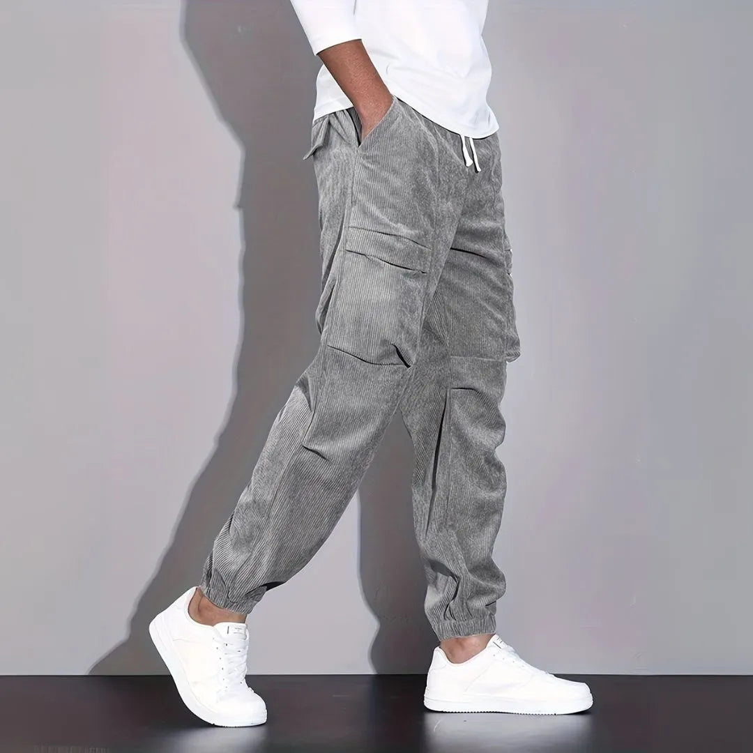 Rick Corduroy Cargo Joggers Artisio