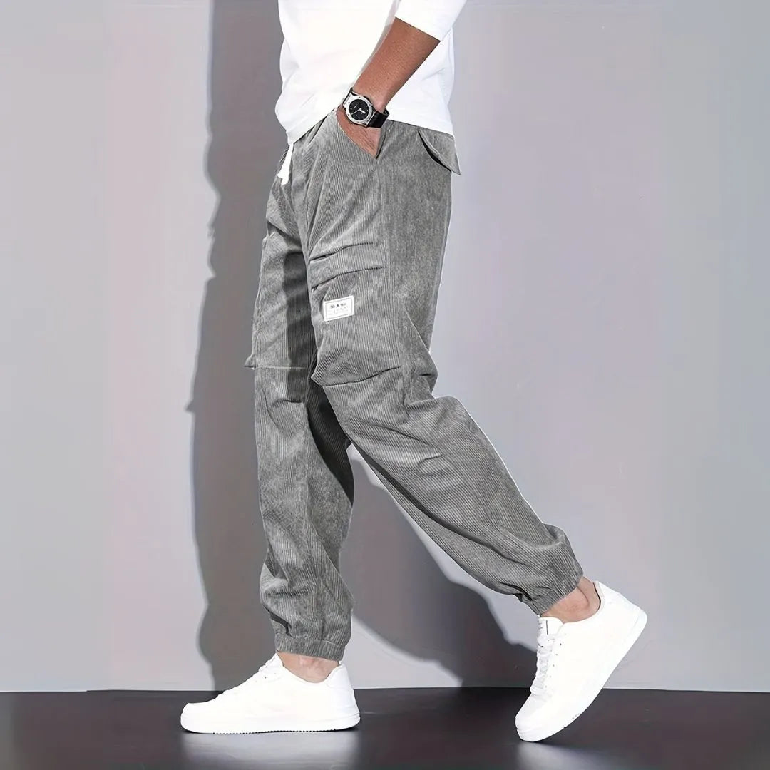 Rick Corduroy Cargo Joggers Artisio