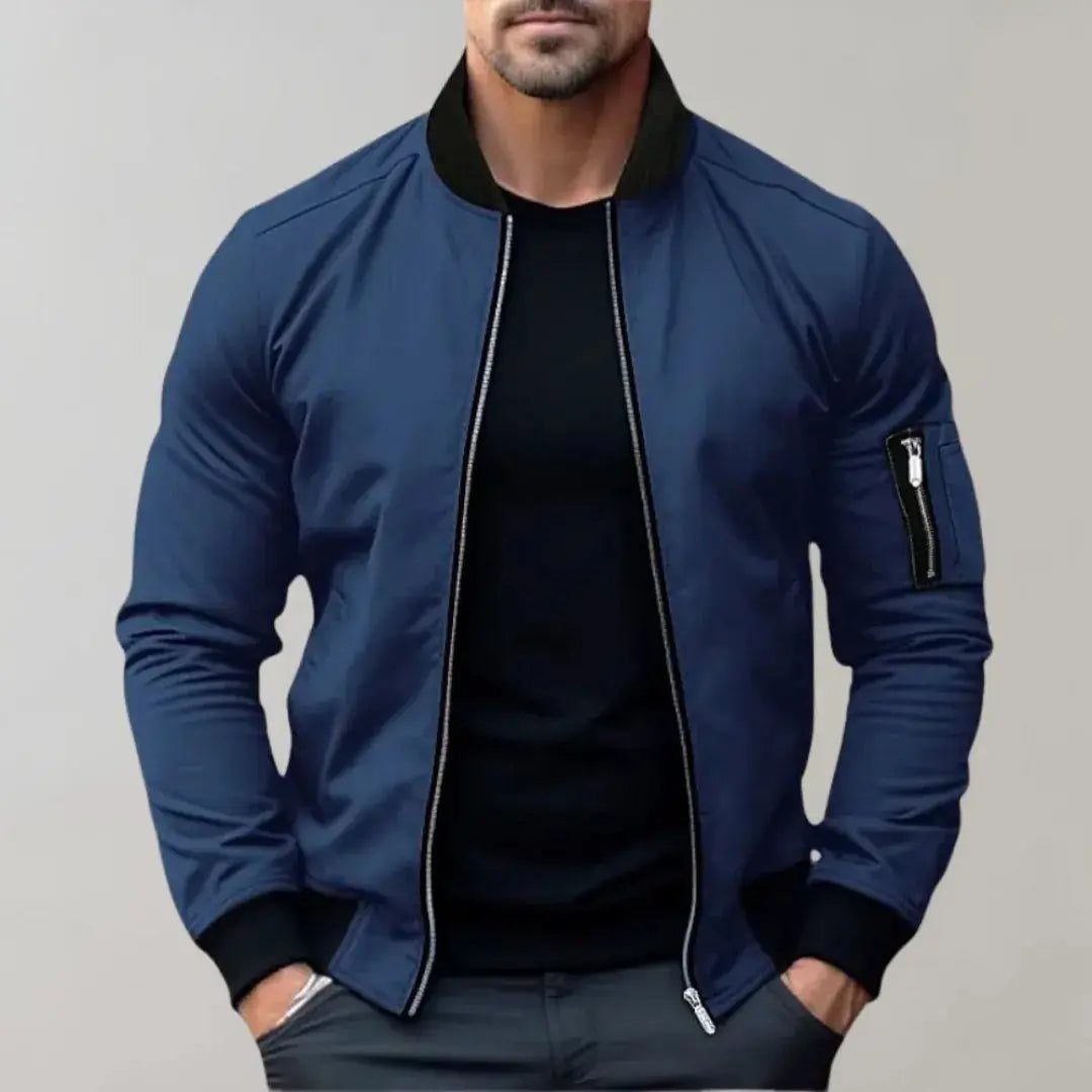 River Lightweight Full-Zip Bomber Jacket Artisio