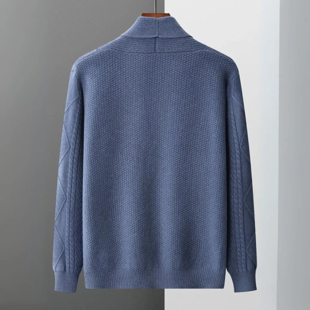 Romeo Merino Shawl Collar Cardigan Artisio