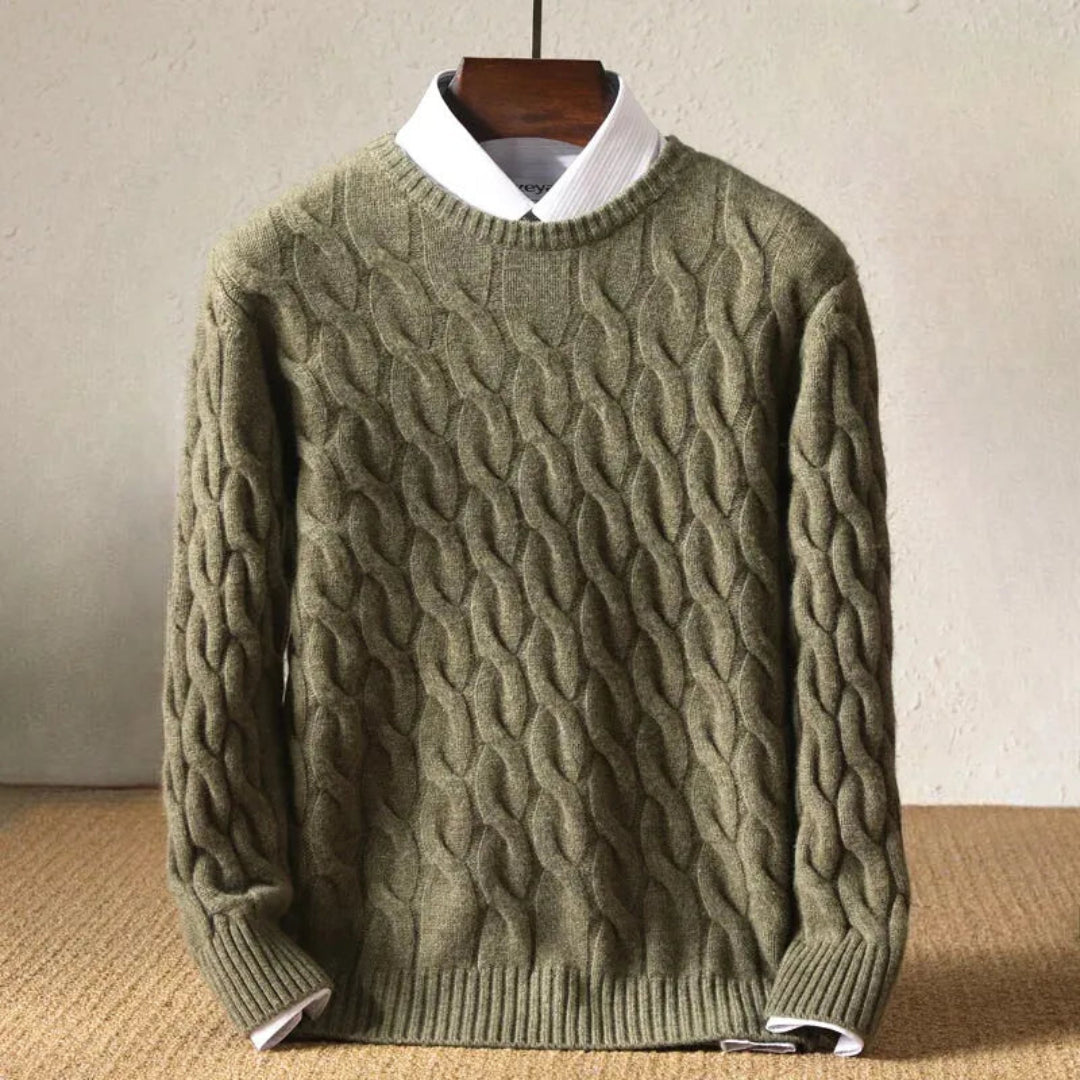 Russ Cable Knit Sweater Artisio