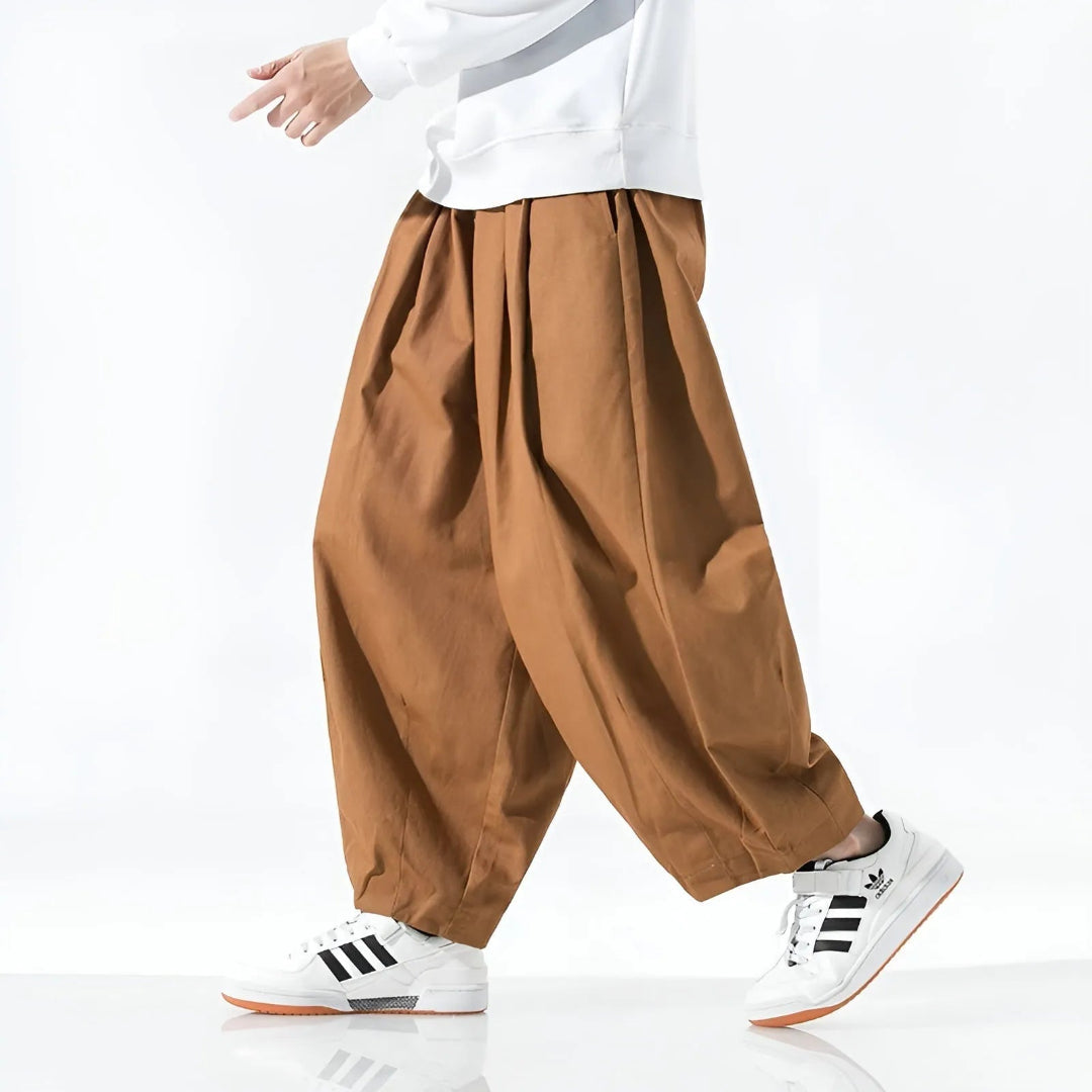 Sam Oversized Pleated Casual Pants Artisio