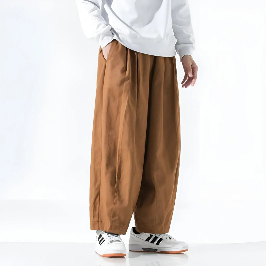Sam Oversized Pleated Casual Pants Artisio