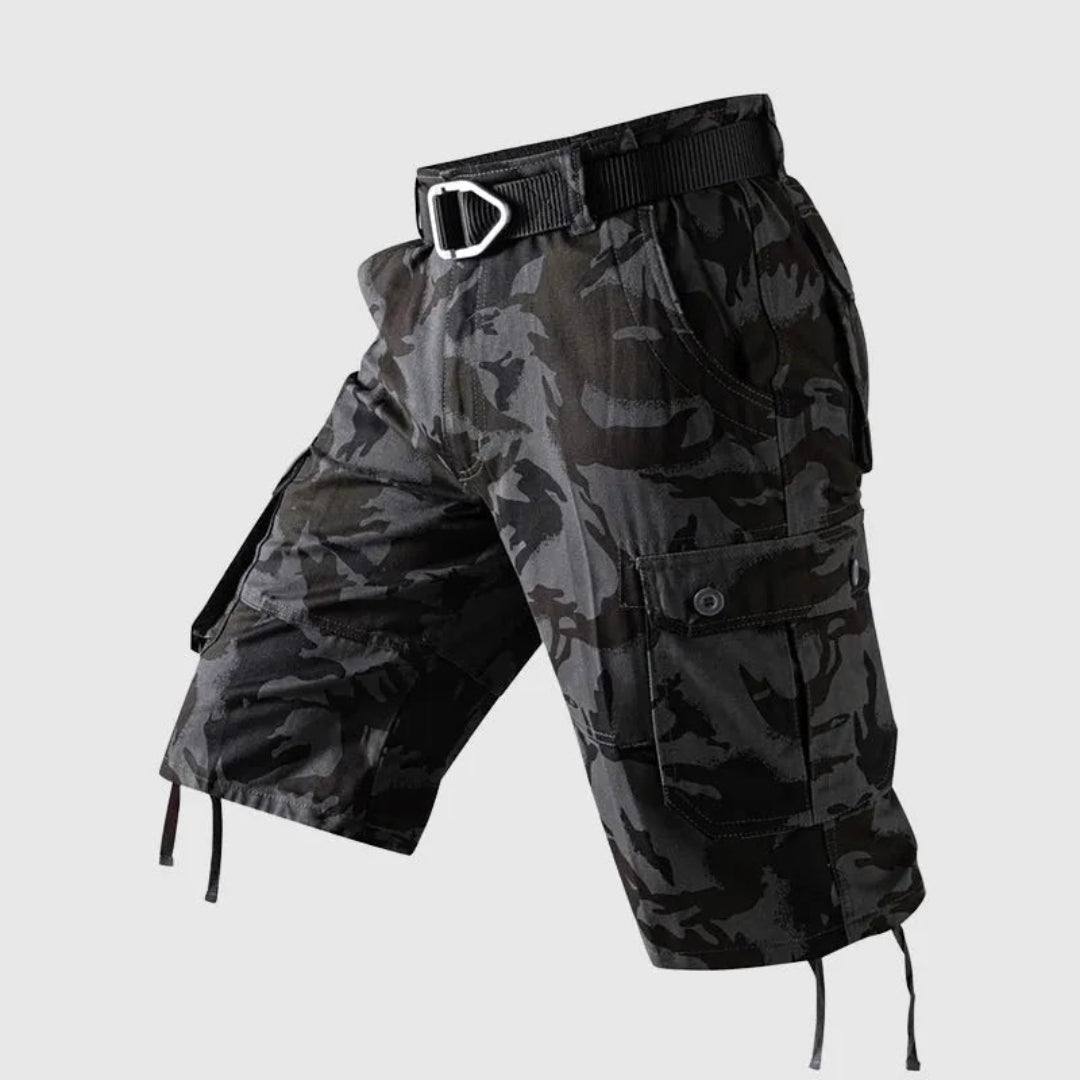 Sian Camo Multi-Pocket Cargo Shorts Artisio