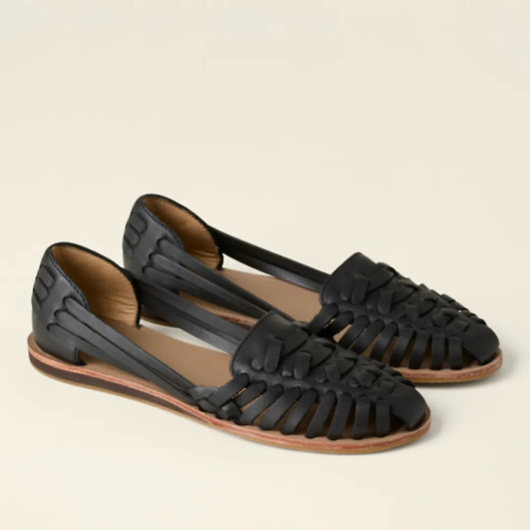 Solara Closed-Toe Woven Flats Artisio