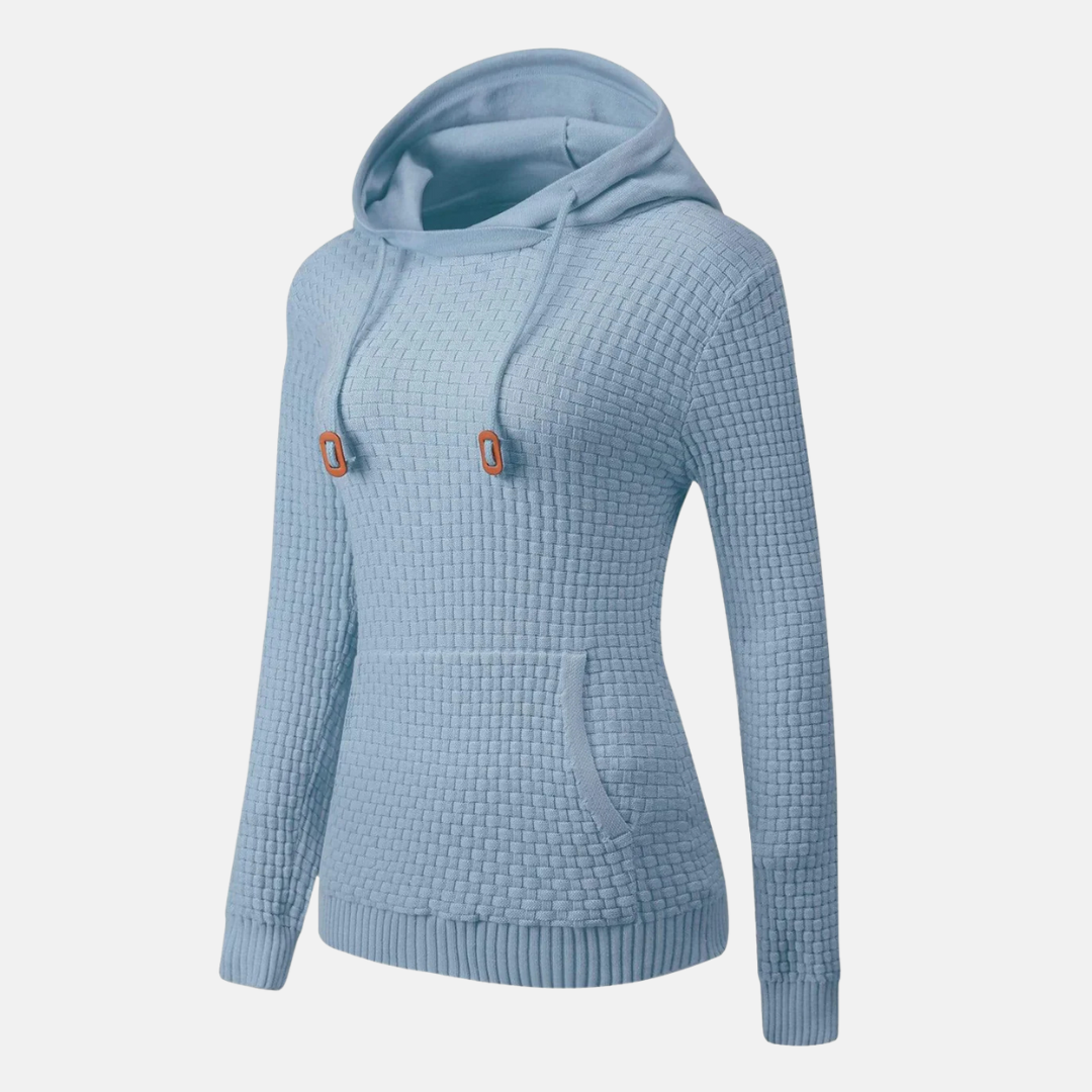 Sophia Classic Textured Hoodie Artisio